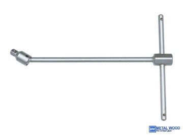 HANS 1/2" T hajtószár, csuklós 700mm CrV 1486-28