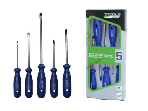 Z-TOOLS Csavarhúzó készlet mágneses 5r. CrV