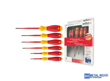 WIHA SoftFinish electric slimFix VDE csavarhúzó készlet 6r. TORX T8-T25