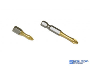 1/4" Phillips TORSION bit hegyek S2-TiN