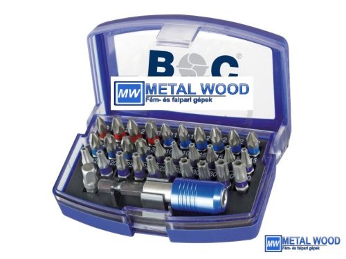 BOHRCRAFT BIT készlet 32r. PH+PZ+TORX PB 32