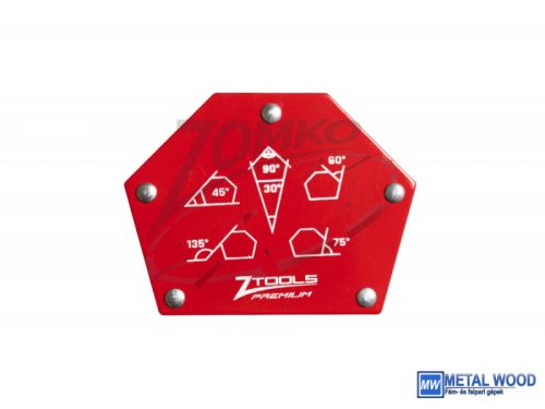 Z-T hegesztő mágnes hatszög profil 90x120x17mm 22kg