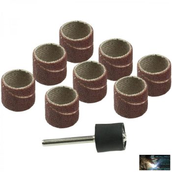  Csiszolószalagok, 12.7mm,K60,K120, 9darab, Mini csiszolók és gravírozókhoz