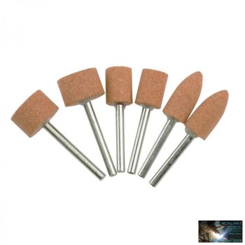   6 darabos köszörűkő készlet, mini csiszolók és gravírozókhoz