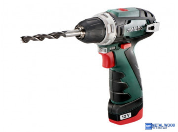 METABO PowerMaxx BS Basic akkus fúró-csavarozó 12V 2x2,0Ah Li-Ion 600984000