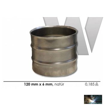 WKR-Fali hüvely, natúr 0,6x120mm