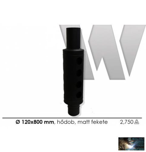 WKR-Hődob fekete 120x 800mm P.Á.