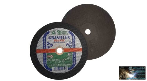 230x3,2 1A36S-BF Graniflex Grá Graniflex acél vágókorong Granit 12080180