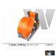 WKR-Rakományrögzítő szabványfeszítővel, egyrészes, 4mx35mm, 2500kg-ig, narancs