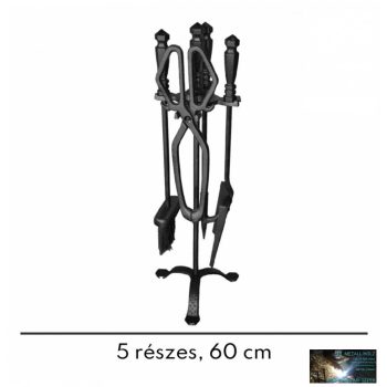 WKR-Kandalló szett 5 db-os, kovácsolt 60cm