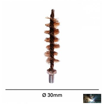 WKR-Kazánkefe sárga acél, nyél nélkül, 30mm