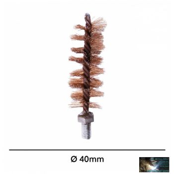 WKR-Kazánkefe sárga acél, nyél nélkül, 40mm