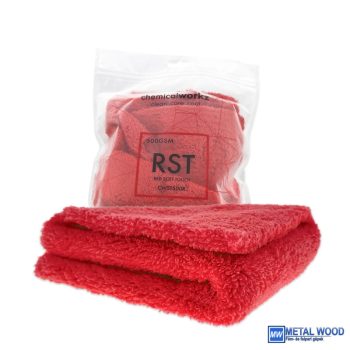   ChemicalWorkz Szegélymentes Prémium Törlőkendő 500GSM 40×40 Piros