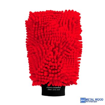 Chemicalworkz Mosókesztyű Piros Chenille 