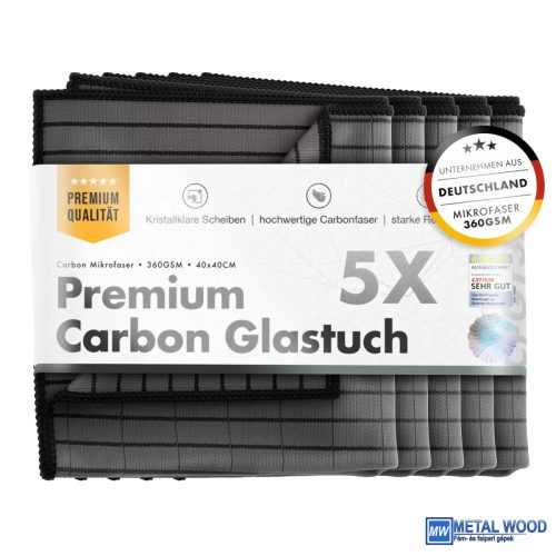 ChemicalWorkz Üvegtörlő Szénszálas Prémium 360GSM 40×40 5db