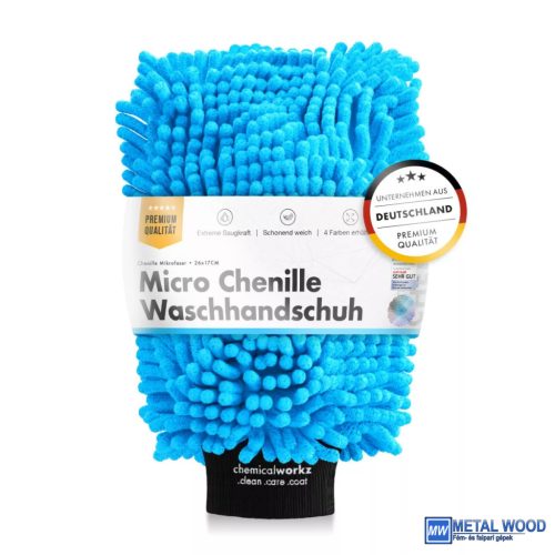 Chemicalworkz Mosókesztyű Kék Chenille 