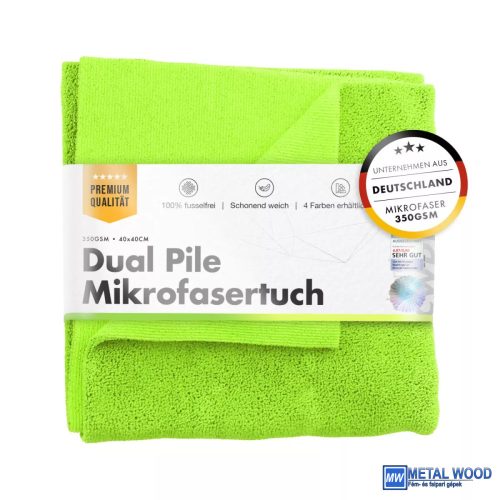 Chemicalworkz Univerzális kendő 350GSM Zöld 40×40cm Dual Pile Towel