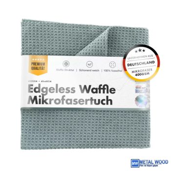   Chemicalworkz Üvegtisztító Kendő 40x40cm Edgeless Waffle Towel 400GSM
