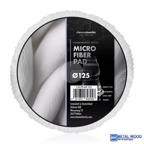 Chemicalworkz Nagyteljesítményű 125 mm Polírozókorong