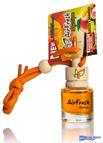 Airfresh MYSTIQUE 5ml (vödör) Lychee + Mango Autóillatosító 