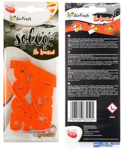 Airfresh SOLEO No limited Autóillatosító