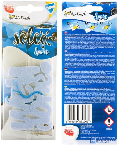 Airfresh SOLEO Sport Autóillatosító