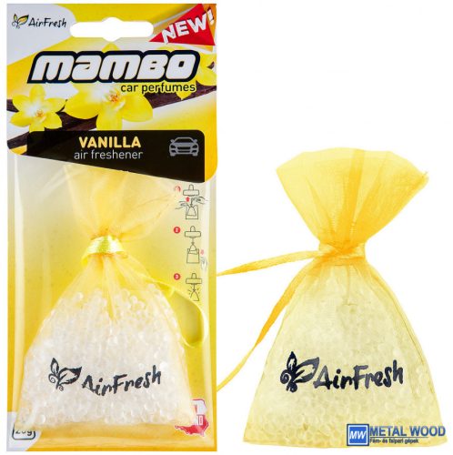 Airfresh MAMBO Vanilia Autóillatosító 