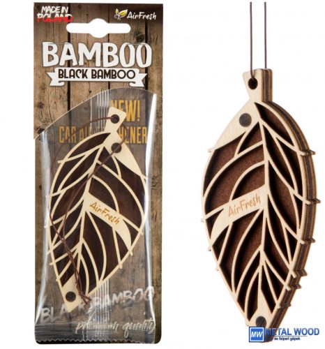 Airfresh  BAMBOO Black Bamboo Autóillatosító