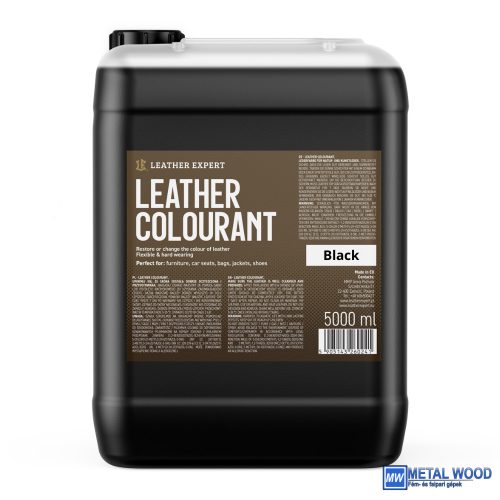 Leather Expert Bőrfesték bőrszínező 001 Fekete 5000ml