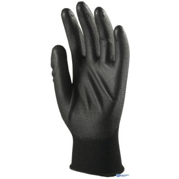 THD-6036 TENYÉREN MÁRTOTT PU KESZTYŰ FEKETE