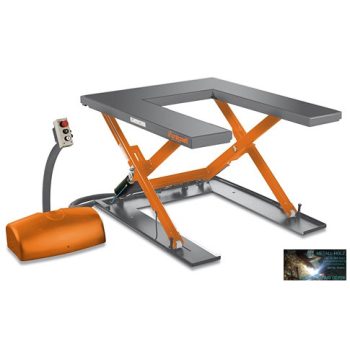   Unicraft SHT 1001 U hidraulikus ollós emelőasztal - U profil