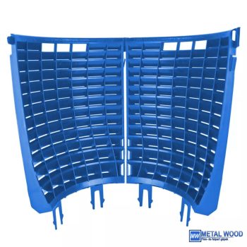   The Detail Guardz Plastic Scrub Wall - Iszapoló Tisztító Fal Kék