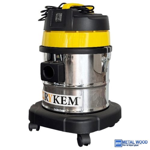 Rykem Száraz - nedves Porszívó 1200W 20L Professzionális Inox 