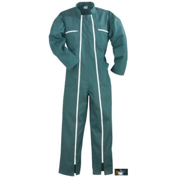 THD-74550 2 ZIP OVERÁLL ZÖLD