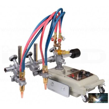   DYNAMAT gépi lángvágó CG1-100 (kétfejes) 2 db 1,8m-es sínnel együtt 