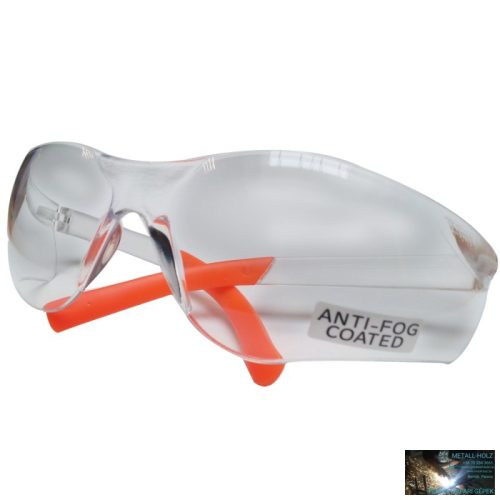 Védőszemüveg, állítható, párásodásgátló, CE