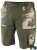 Terepszínű rövidnadrág, pamut+elasztán