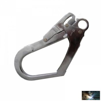 Dupla záras acél karabiner 60mm