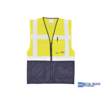 THD-C476YNR VEZETŐI MELLÉNY (SÁRGA-SÖTÉTKÉK)