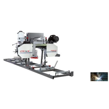   PILOUS CTR710 FORESTOR - PROFI - vízszintes rönkhasító faipari szalagfűrészgép.