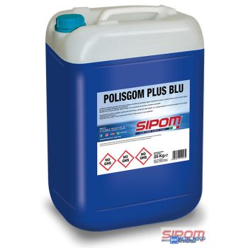 Polisgom Plus Blu 25KG - Gumiápoló Matt autómosók, autókozmetikák, kamionmosók számára