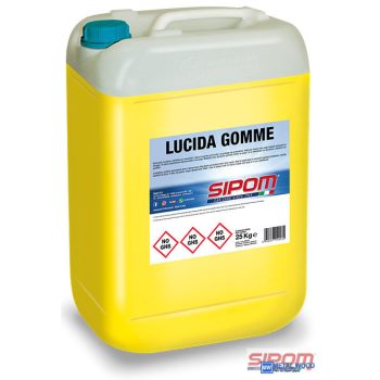 Lucida Gomme 25Kg - Gumiápoló Matt autómosók, autókozmetikák, kamionmosók számára