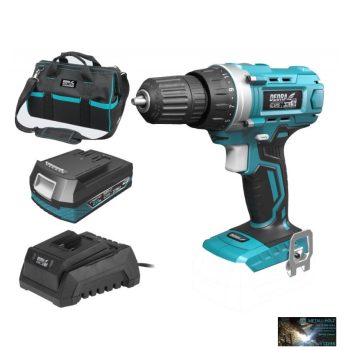   Dedra akkumulátoros fúró-, csavarozó 18 V készlet (akku + töltő + táska)