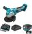 Dedra akkumulátoros sarokcsiszoló 18 V készlet (akku + töltő + táska)