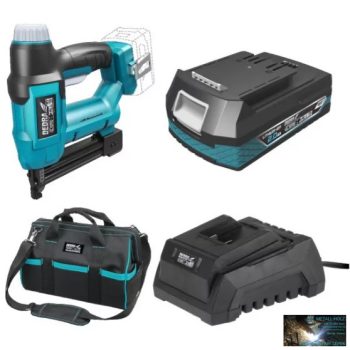   Dedra Akkumulátoros tűzőgép 18V készlet ( akku+töltő+táska )