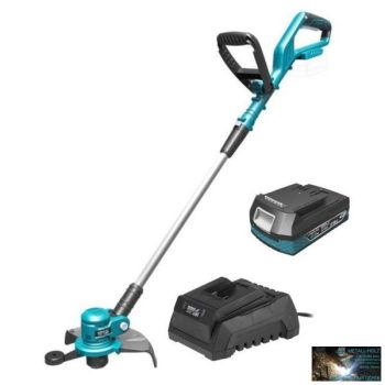   Dedra Scythe 18 V vezeték nélküli fűnyíró, akkumulátorral (18 V / 2,0 Ah) és töltővel