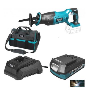   Dedra akkumulátoros orrfűrész 18 V készlet (akku + töltő + táska)