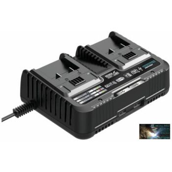 Dedra akkumulátor töltő 18 V 2 slottal