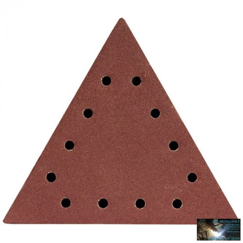 Háromszög alakú tartalék öntapadós csiszolópapir 60tól-240ig, 5db/csomag