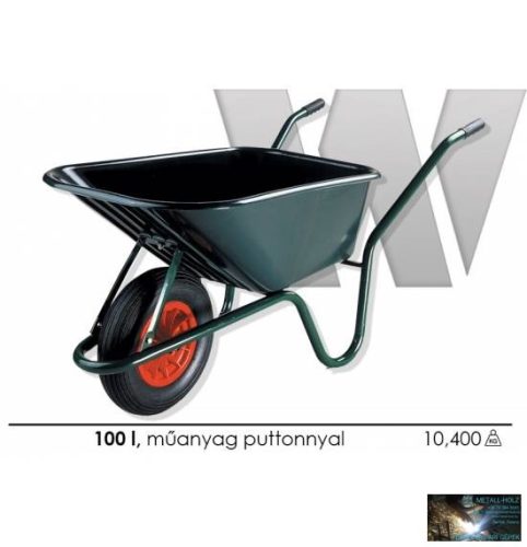 WKR Talicska 100l műanyag puttonnyal, pumpálható kerékkel, Limex